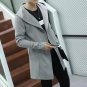 TG6193 Cheap wholesale 2017 new Han edition hooded youth big yards long in pure color coat knitting 