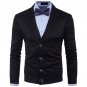 Mens Cardigan Sweaters Autumn Winter Cotton Knitted Fashion Casual Sweater Brand Clothing Man\'s Sli