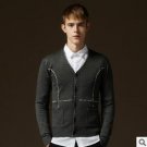 T china cheap wholesale 2017 spring autumn new men clothing fashion sweater cardigan V-neck male swe