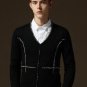 T china cheap wholesale 2017 spring autumn new men clothing fashion sweater cardigan V-neck male swe