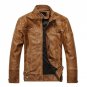 Men Leather Jackets Jackets and Coats Short Winter Warm Velvet Hombre Veste Motorcycle PU 2017 New C