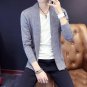 TG6418 Cheap wholesale 2017 new Young men sweater thin long sleeve coat pure cardigan sweater