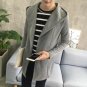 Men\'s spring cardigan High grade pure cotton knitted jacket Solid color cultivate one\'s moral char