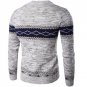 2016 Cotton striped Sweater Men Brand Jacquard Jumpers O neck Pullover lover Couple Mens Sweaters Bl