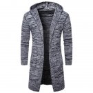 Men Slim Coat Winter men\'s Long Sleeve Jacket Trench Stylish Cardigan knit Warm Knitwear Jackets fo