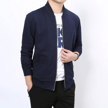 Plus Size 4XL  New Knitting Coat Fashion Solid Colors Men\'s Jacket  Jaqueta Masculina Spring Autumn