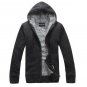 Hot 2017 new Men\'s Fashion winter Knitted jacket Coat Cotton Hooded thick white cardigan sweater Sw