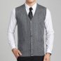 Casacos Autumn Winter Middle-aged Wool Vest Male Cardigan V-neck Knitting Vest Sleeveless Sweater Wa