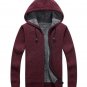 New Winter Knitting Cardigan Male Casual Sweater Men Hooded Coats 2017 Brand Casual Zipper Velvet Ho