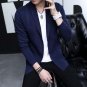 XMY3DWX 2017 New male spring slim Fit Leisure cardigan Knit sweater/Male pure color high-grade kint 