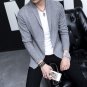XMY3DWX 2017 New male spring slim Fit Leisure cardigan Knit sweater/Male pure color high-grade kint 