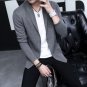XMY3DWX 2017 New male spring slim Fit Leisure cardigan Knit sweater/Male pure color high-grade kint 