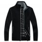 Thicken Velvet Men\'s Sweater Brand Fashion Male Zipper Cardigans Long Sleeve Winter Warm Sweaters M