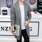 of high quality sweaters Pure cotton fashion leisure Pure slim knit cardigan coat Lapel business lon