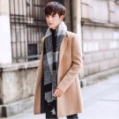 2017 Men\'s Jacket Parka Fleece Winter Warm Jacket Trench Coat Casual Top/Overcoat Slim Designed Lon
