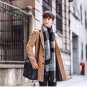 2017 Men\'s Jacket Parka Fleece Winter Warm Jacket Trench Coat Casual Top/Overcoat Slim Designed Lon