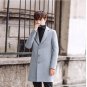 2017 Men\'s Jacket Parka Fleece Winter Warm Jacket Trench Coat Casual Top/Overcoat Slim Designed Lon