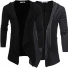 Mens Hooded Autumn Korean Sllim Fit Long Mens Sweater Coat Homme Jumpers Knitted Sweaters Cardigan J