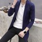 2017 autumn casual men\'s and long sweater male sweater coat knit cardigan tide sweater warm dustcoa