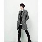 2015 New Men\'s Long Sleeve Knitting Cardigans Sweater Fashion Mens Thicken Long Coats Autumn Male K