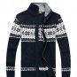 Men Knitting Sweaters Christmas Mens Thick Male Knitted Sweater Zipper Cardigan Jacket Coat 80hfx