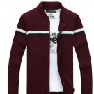 autumn and winter latest  men\'s thick coat zipper cardigan sweater Battlefield Jeep men\'s fashion 