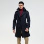 Men\'s trench coat size custom-tailor England double-breasted long pea coat trench slim fit classic