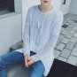 Mens casual sweater spring autumn sweater coat knit cardigan jacket vintage punk style slim fit men