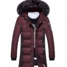winter men\'s warm thick hooded parkas long jacket and coat Men thick jacket overcoat Parkas for mal