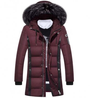 winter men\'s warm thick hooded parkas long jacket and coat Men thick jacket overcoat Parkas for mal