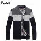 2017 New Winter High-collar Cardigan Sweater Men Velvet Liner Warm Thick Coat Sweaters Men\'s Fashio