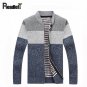 2017 New Winter High-collar Cardigan Sweater Men Velvet Liner Warm Thick Coat Sweaters Men\'s Fashio