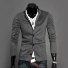 2017 Spring and Autumn Men\'s Knitting Stand Collar Small Suit Korean Style Ultra-slim Jacket Coat  