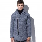 2018 Autumn Winter New Mens Sweaters Men Fashion High Quality Turn-down Collar Sweater Men\'s Knit S