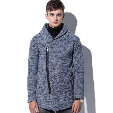 2018 Autumn Winter New Mens Sweaters Men Fashion High Quality Turn-down Collar Sweater Men\'s Knit S