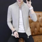 Men Jacket Coat 2017 Autumn Winter Casual Slim Fit Knitted Jacket Male Korean Style Solid Men\'s Kni