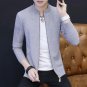 Men Jacket Coat 2017 Autumn Winter Casual Slim Fit Knitted Jacket Male Korean Style Solid Men\'s Kni