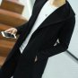 Autumn Winter 2017 Long Hooded Jacket Coat Men Solid Knitted Manteau Coat Male Windbreaker Open Stit