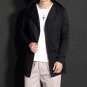 2017 Autumn Winter Men\'s Long Sweater Cardigan Hooded Mens Jumpers Sweatercoat Men Knitted Coats So