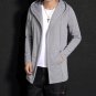 2017 Autumn Winter Men\'s Long Sweater Cardigan Hooded Mens Jumpers Sweatercoat Men Knitted Coats So