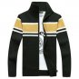 New Listing Men\'s sweater coat Fashion knit sweater men, new arrival autumn spell color Stand colla