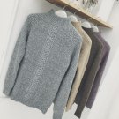 New Autumn Winter Sweater Men Fashion Solid Turtleneck Pull Homme Knit Warm Coat Pullover thick Swea