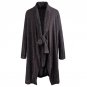 New Men\'s Knitted Cardigan Coat Oversize Loose Long Sweater Jacket Male Punk Style Knitwear