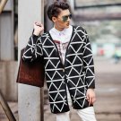 2017 autumn Men\'s Japanese restore ancient ways V-Neck knitted sweater men Medium style Cardigan Tr