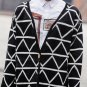 2017 autumn Men\'s Japanese restore ancient ways V-Neck knitted sweater men Medium style Cardigan Tr