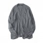 Men High Street Hole Sweater Knitwear Cardigan Coat Hip Hop Punk Fashion Casual Autumn Male Loose Lo