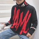 2017 Winter New Casual Sweater men Print Knitting Unlined Upper Garment Coat Clothes Free shipping
