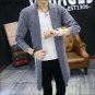 Autumn Winter Loose Long Mens Cardigans Sweaters Korean sweater warm knit cardigan jacket coat AA