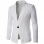 2017 autumn and winter new mens knitted sweater knit lapel cardigan solid single button casual blaze