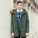 Autumn winter jacket men brand clothing cotton coat male fashion camouflage parkas men military long